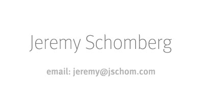 Jeremy Schomberg